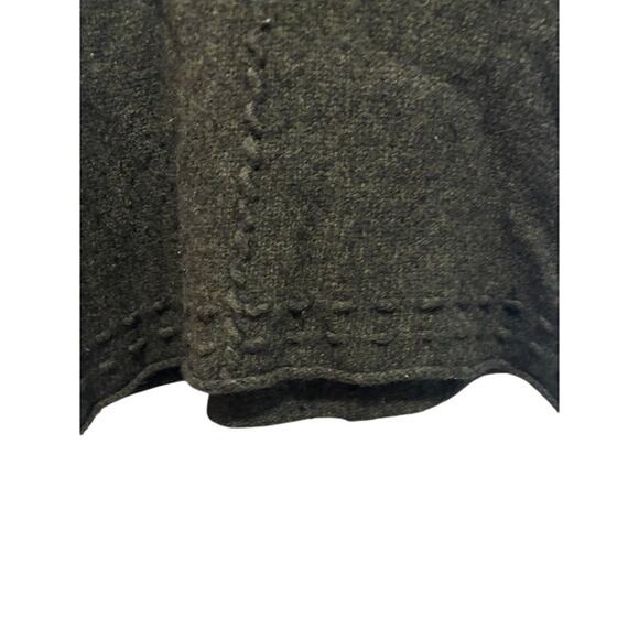 Deane & White 100% Lambswool Roll Neck Pullover Gray Sweater Women's size Large - Picture 8 of 9